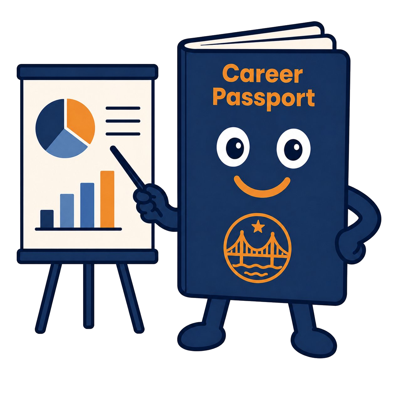 Career Passport マスコット パスポートくん